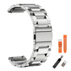 WalkerFit Silver 22mm stainless steel watch band set