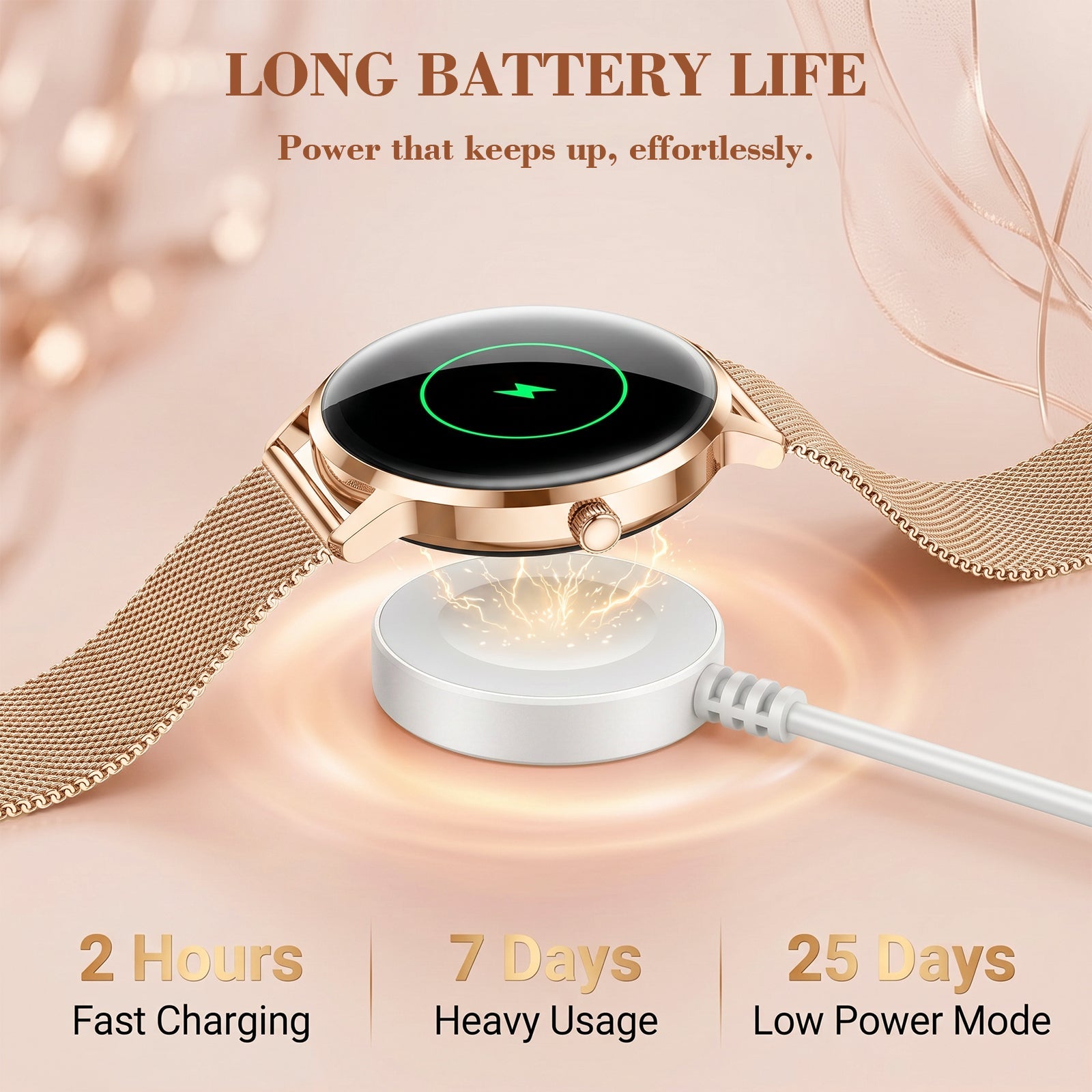 WalkerFit Aura 2 smartwatch battery life