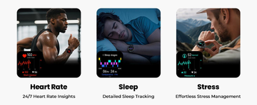 WalkerFit smartwatch wellness and health tracking features