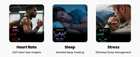 WalkerFit smartwatch wellness and health tracking features