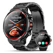 M6 Max Black steel smartwatch front and rear product view