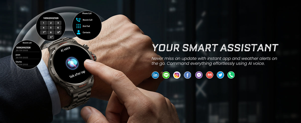 M6 Max Black steel smartwatch your smart assistant for everyday tasks