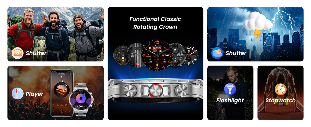 M6 Max Silver steel smartwatch useful tools beyond the basics