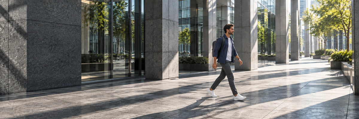 WalkerFit everyday and work collection commute scene - desktop