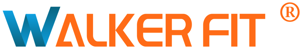 WalkerFit orange and blue logo
