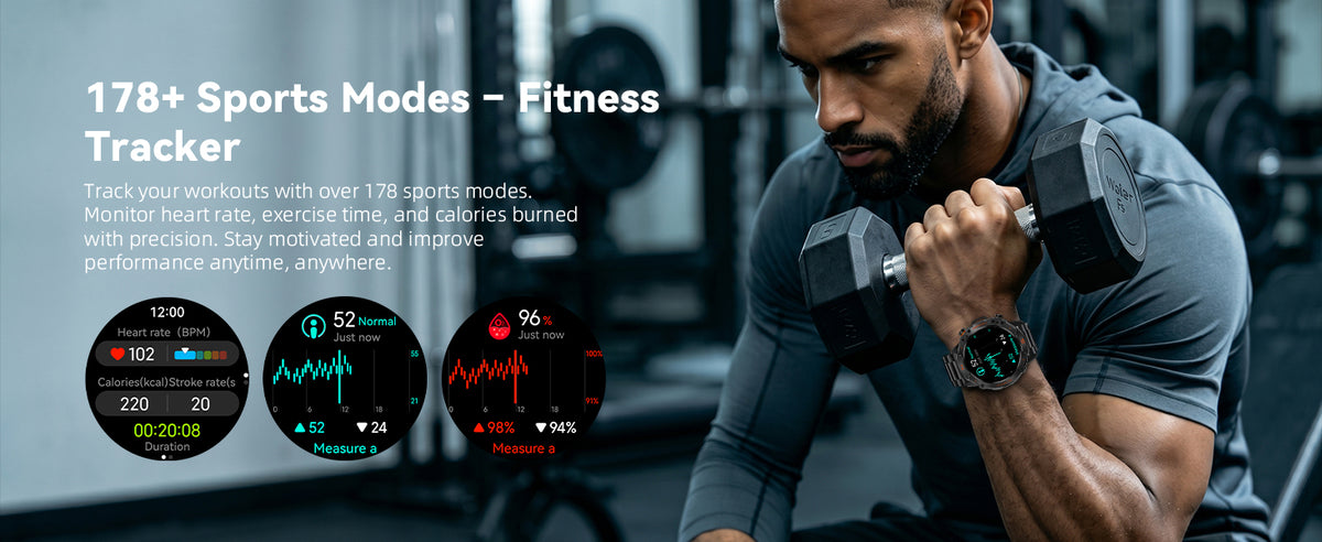 Motion 6 Black Steel tracking sports modes and workout performance metrics