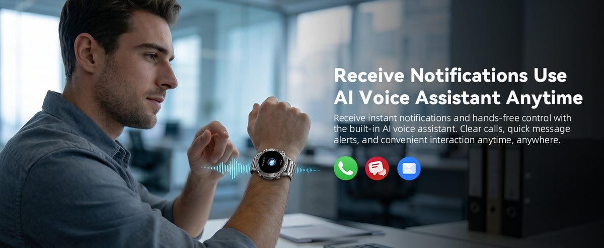 Motion 6 notifications and voice assistant features